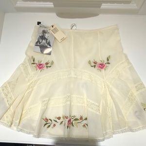 Vintage Y2K Betsey Johnson A-Line Skirt Size 4